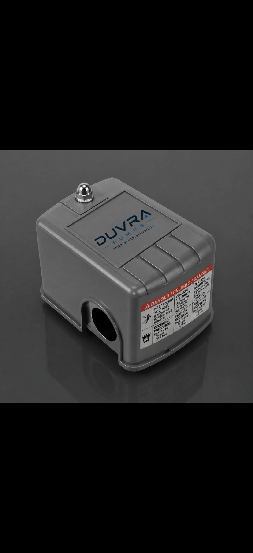 Duvra automatic pressure controller in protected housing