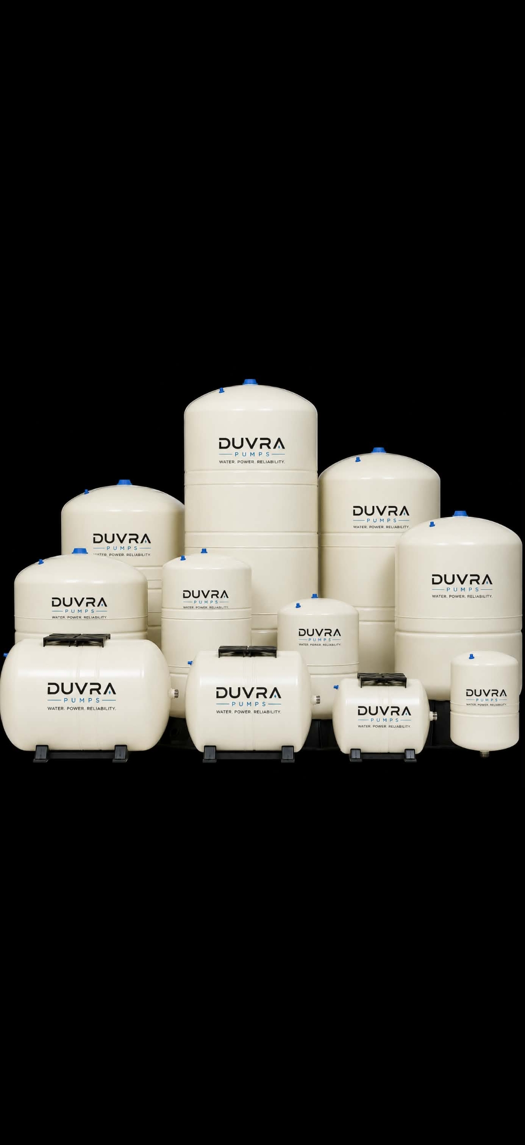 Wide range of Duvra pressure vessels in different capacities